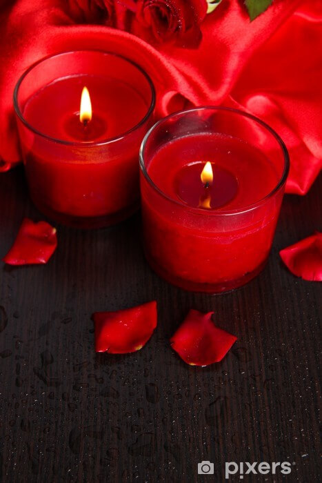 incantesimo candela rossa e spilli