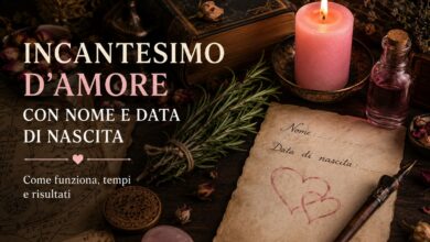 Incantesimo d’amore con nome e data di nascita
